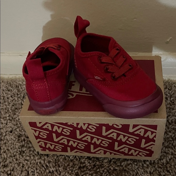 Vans Other - Vans Kids Bold Red Sneakers